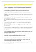 Chemistry - The Molecular Nature of Matter and Change Test Questions with Correct Answers Graded A&plus;