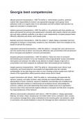 Georgia best competencies Questions and answers graded A&plus; 2025&sol;2026