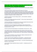 SNHD EMT EMS PROTOCOLS PRACTICE EXAM 2025&sol;2026 QUESTIONS WITH ANSWERS GRADED A&plus;