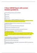 7 Hour USPAP Exam  with correct Answers graded A&plus;