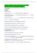 SPECIAL RIGGERS STUDY GUIDE EXAM 2025&sol;2026 QUESTIONS WITH ANSWERS GRADED A&plus;