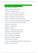 SSAT UPPER LEVEL VOCABULARY PRACTICE EXAM 2025&sol;2026 QUESTIONS WITH ANSWERS GRADED A&plus;