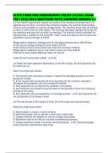 STATE FARM FIRE INDEPENDENT POLICY ACTUAL EXAM TEST 2025&sol;2026 QUESTIONS WITH ANSWERS GRADED A&plus;