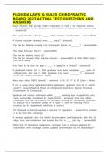 Florida Laws & Rules Chiropractic Board 2023 Actual Test Questions and Answers