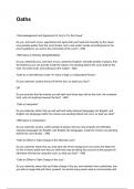 Oaths NEWEST 2025&sol;2026 ACTUAL EXAM COMPLETEQUESTIONS AND CORRECT DETAILED ANSWERS &lpar;VERIFIED ANSWERS&rpar; &vert;ALREADY GRADED A&plus;&vert;&vert;BRAND NEW&excl;&excl;