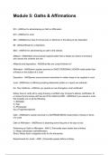 Module 5&colon; Oaths & Affirmations NEWEST 2025&sol;2026 ACTUAL EXAM COMPLETEQUESTIONS AND CORRECT DETAILED ANSWERS &lpar;VERIFIED ANSWERS&rpar; &vert;ALREADY GRADED A&plus;&vert;&vert;BRAND NEW&excl;&excl;