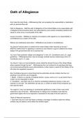 Oath of Allegiance NEWEST 2025&sol;2026 ACTUAL EXAM COMPLETEQUESTIONS AND CORRECT DETAILED ANSWERS &lpar;VERIFIED ANSWERS&rpar; &vert;ALREADY GRADED A&plus;&vert;&vert;BRAND NEW&excl;&excl;