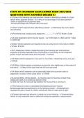 STATE OF COLORADO SALES LICENSE EXAM 2025&sol;2026 QUESTIONS WITH ANSWERS GRADED A&plus;
