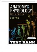 Test Bank For Anatomy and Physiology The Unity of Form and Function 10th edition&comma; All Chapters &vert;&vert;Complete A&plus; Guide