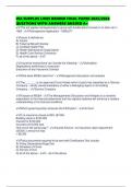 WA SURPLUS LINES BROKER FINAL PAPER 2025&sol;2026 QUESTIONS WITH ANSWERS GRADED A&plus;