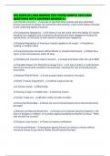WA SURPLUS LINES BROKER TEST PAPER SAMPLE 2025&sol;2026 QUESTIONS WITH ANSWERS GRADED A&plus;