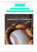 TEST BANK Managerial Accounting&comma; 4th Edition By Davis&comma; Complete Chapters 1 To 13 Updated 2024&period;