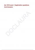 bio 1010 exam 1 Application questions And Answers