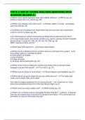 YVR D A END OF COURSE 2025&sol;2026 QUESTIONS WITH ANSWERS GRADED A&plus;