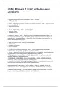 CHSE Domain 2 Exam with Accurate Solutions