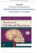 TEST BANK FOR ANATOMY OF ORIENTED STRUCTURE 8TH EDITION QUESTIONS WITH CORRECT DETAILED ANSWERS A&plus; VERIFIED 