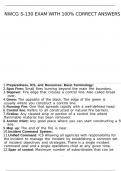 NWCG S-130 EXAM WITH 100&percnt; CORRECT ANSWERS