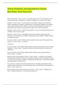 Texas Podiatry Jurisprudence Exam Questins And Answers&period;