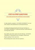 CPDT-KA PREP QUESTIONS WITH GUARANTEED ACCURATE ANSWERS