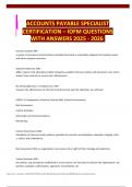 IOFM Accounts Receivable Manager Certification 100 Questions and Verified Actual Answers