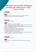 LDR-302S NCOA &lpar;New 2024 2025 Update&rpar; Questions and Verified Answers 