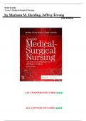 TESTBANK FOR LEWIS MEDICAL SURGICAL NURSING 11TH EDITION BY HARDING ( ALL CHAPTERS 1-68) COMPLETE GUIDE GRADED A+