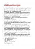 CBCS Exam Study Guide Exam 2025&sol;2026 Questions With Completed  & Verified Solutions&period;