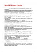 NHA CBCS Exam Practice 1 2025&sol;2026 Questions With Completed & Verified Solutions&period;