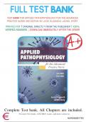 Test bank For Applied Pathophysiology for the Advanced Practice Nurse 2nd Edition by Lucie Dlugasch&semi; Lachel Story ISBN&colon;9781284255614 Chapter 1-14 Fully Covered &vert;&vert;COMPLETE GUIDE A&plus;&period;