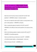 JLAB Academic 2024&sol;2025 Exam  Questions and Verified Answers &vert;  Already Graded A&plus;
