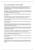 DIT 121 NOVA EXAM 1 STUDY GUIDE