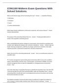CON1100 Midterm Exam Questions With Solved Solutions&period;