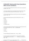 CON1100V Study guide Exam Questions With Correct Solutions&period;