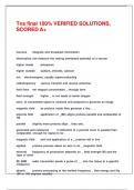 Tns final 100- VERIFIED SOLUTIONS&comma; SCORED A&plus;&period;pdf