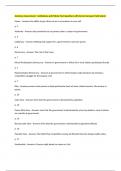 American Government - Institutions and Policies Test Questions with Correct Answers Fully Solved 