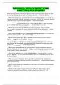 EVEXAM24 - 2025 EV EXPERT EXAM QUESTIONS AND ANSWERS