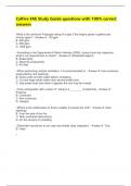 CalFire FAE Study Guide questions with 100&percnt; correct answers