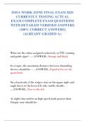 IMSA WORK ZONE FINAL EXAM 2025 CURRENTLY TESTING ACTUAL EXAM COMPLETE EXAM QUESTIONS WITH DETAILED VERIFIED ANSWERS &lpar;100&percnt; CORRECT ANSWERS&rpar; &sol;ALREADY GRADED A&plus;