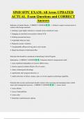 SFPC   Bundled Exam Questions WITH  CORRECT Answers
