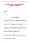 WGU D394 Task 2 &vert;Latest Update with Complete Solution