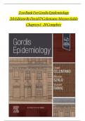 Gordis epidemiology 6th edition celentano test bank