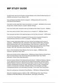 MIP STUDY GUIDE NEWEST 2025&sol;2026 ACTUAL EXAM COMPLETE QUESTIONS AND CORRECT DETAILED ANSWERS &lpar;VERIFIED ANSWERS&rpar; &vert;ALREADY GRADED A&plus;&vert;&vert;BRAND NEW&excl;&excl;