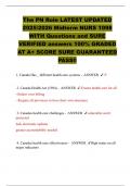 The PN Role LATEST UPDATED 2025&sol;2026 Midterm NURS 1098 WITH Questions and SURE VERIFIED answers 100&percnt; GRADED AT A&plus; SCORE SURE GUARANTEED PASS&excl;&excl;