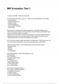 MIP Evaluation Test 1 NEWEST 2025&sol;2026 ACTUAL EXAM COMPLETE QUESTIONS AND CORRECT DETAILED ANSWERS &lpar;VERIFIED ANSWERS&rpar; &vert;ALREADY GRADED A&plus;&vert;&vert;BRAND NEW&excl;&excl;