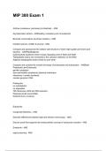 MIP 300 Exam 1 NEWEST 2025&sol;2026 ACTUAL EXAM COMPLETE QUESTIONS AND CORRECT DETAILED ANSWERS &lpar;VERIFIED ANSWERS&rpar; &vert;ALREADY GRADED A&plus;&vert;&vert;BRAND NEW&excl;&excl;