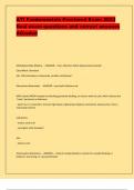 ATI Fundamentals Proctored Exam 2023  final exam questions and correct answers  AGraded            Methylphenidate &lpar;Ritalin&rpar; - --ANSWER---"Use&colon; Attention deficit hyperactivity disorder  Class&sol;Mech&colon; Stimulant  AEs&colon; CNS stimulation&comma; tachycardia&comma; cari