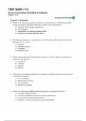 Test Bank for Survey of Accounting, 7th Edition by Thomas Edmonds, All chapters