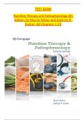 TEST BANK Nutrition Therapy and Pathophysiology 4th Edition&comma; by Marcia Nelms and Kathryn P&period; Sucher&period; All Chapters 1-25