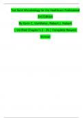 Test Bank for Microbiology for the Healthcare Professional Latest Edition by Karin C&period; VanMeter & Robert J&period; Hubert &ndash; Full Coverage &lpar;Ch&period; 1&ndash;25&rpar;