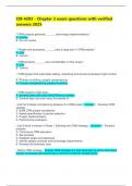 CIB 4203 - Chapter 3 exam questions with verified answers 2025